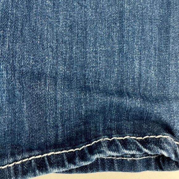 Grace In LA Women's Blue Patchwork Jeans - Picture 12 of 15